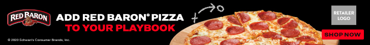 Red Baron® Add Red Baron® pizza to your playbook.