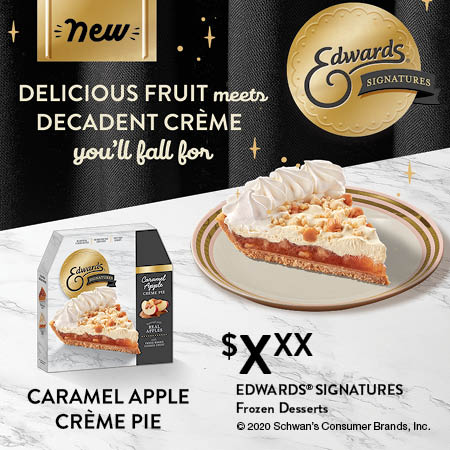 EDWARDS® NEW Delicious Fruit meets Decadent Creme you'll fall for.