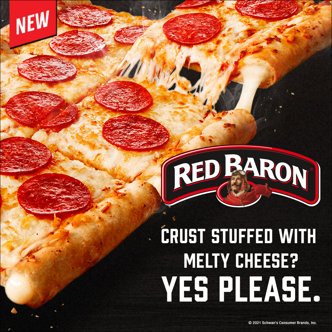 RB_StuffedCrust_Instagram Red Baron® Crust stuffed with Melty Cheese? Yes Please.
