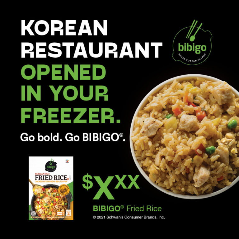 BIBIGO® Korean restaurant oped in your freezer. Go bold. Go BIBIGO®