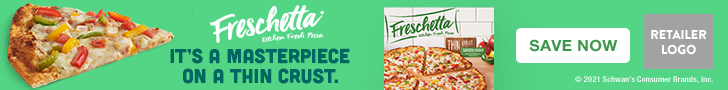 Freschetta® It's a masterpiece on a thin crust.