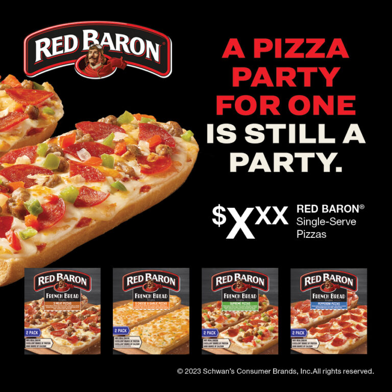 Red Baron® A pizza party for one is still a party.